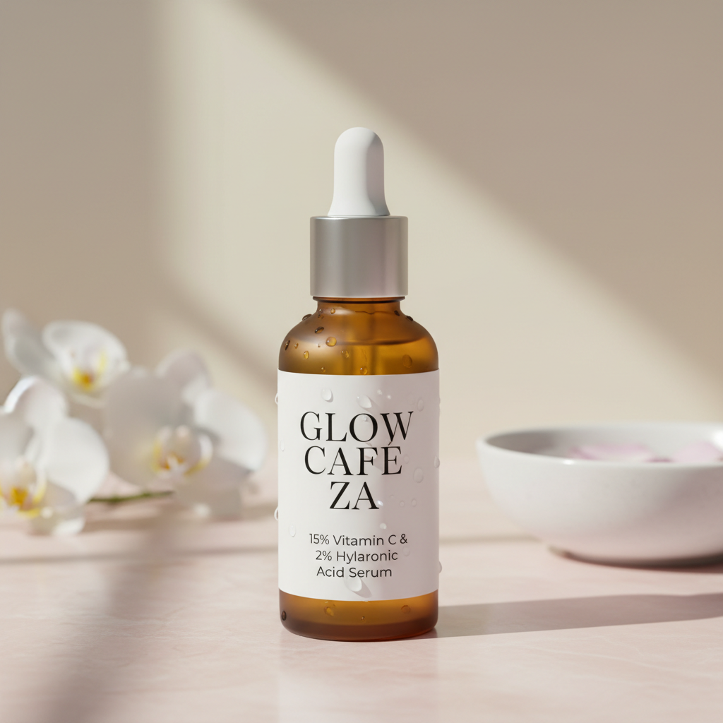 Glow Cafe ZA Vitamin C & Hyaluronic Acid Serum