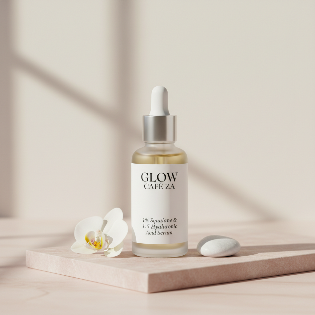 Glow Cafe ZA Squalane & Hyaluronic Acid Serum
